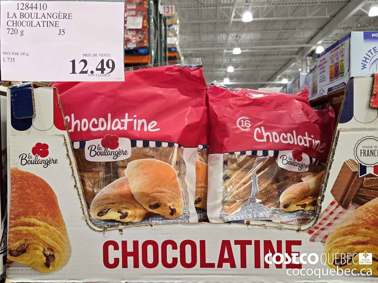 1284410 LA BOULANGERE CHOCOLATINE 720 G  $12.49