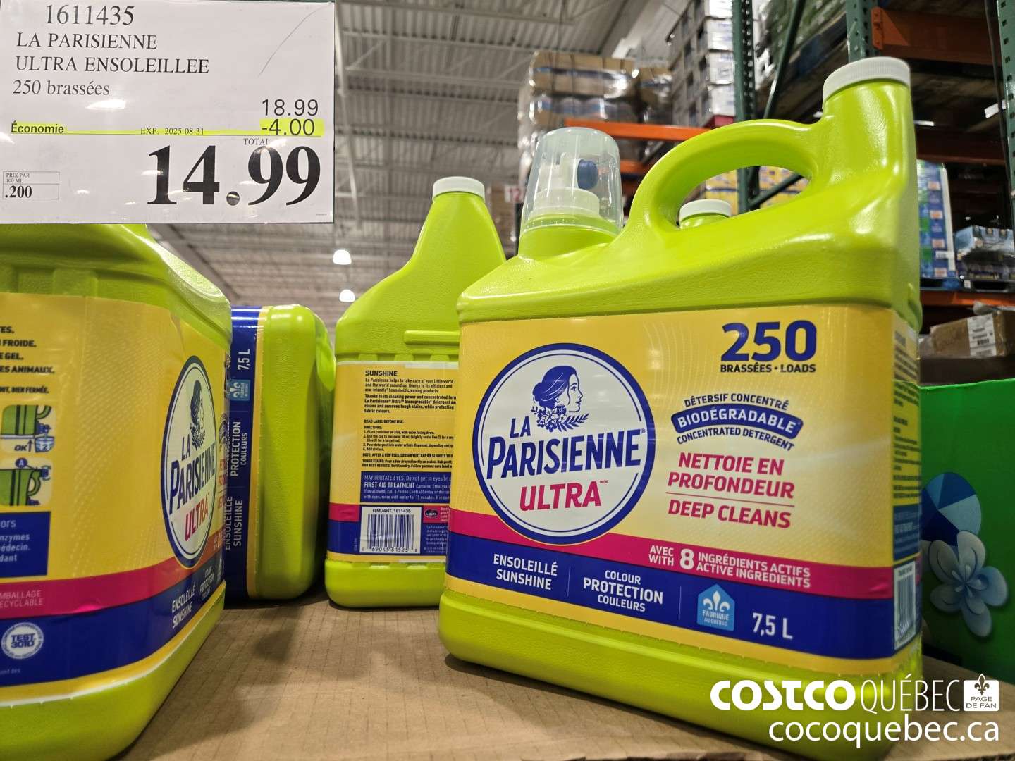 1611435 LA PARISIENNE ULTRA ENSOLEILLEE 250 brassées  ($4.00 INSTANT SAVINGS EXPIRES ON 2025-08-31) $14.99