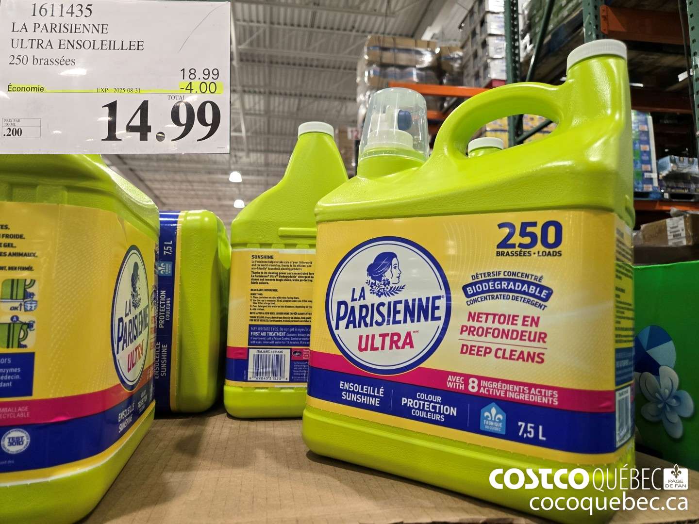 1611435 LA PARISIENNE ULTRA ENSOLEILLEE 250 brassées  ($4.00 INSTANT SAVINGS EXPIRES ON 2025-08-31) $14.99