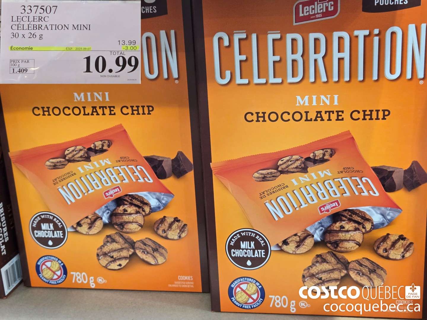 337507 LECLERC CELEBRATION MINI 30 x 26g  ($3.00 INSTANT SAVINGS EXPIRES ON 2025-09-07) $10.99