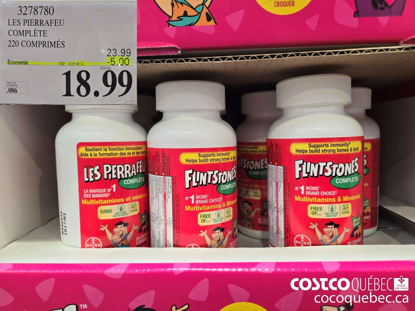 3278780 LES PIERRAFEU COMPLETE 220 COMPRIMES  ($5.00 INSTANT SAVINGS EXPIRES ON 2025-08-31) $18.99