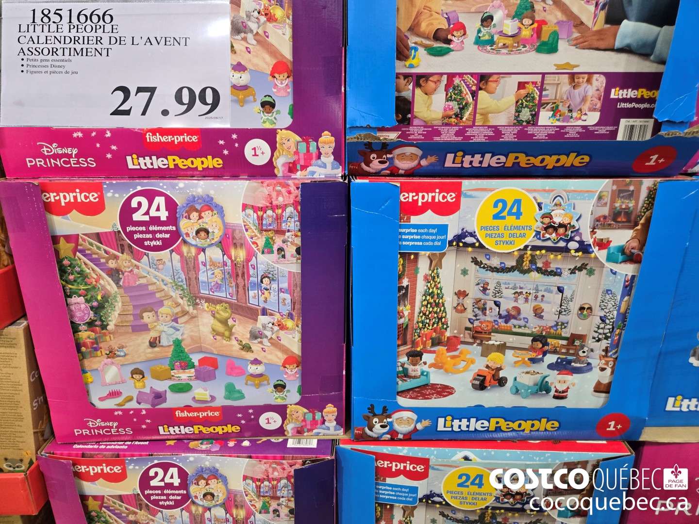 1851666 LITTLE PEOPLE CALENDRIER DE L'AVENT  $27.99