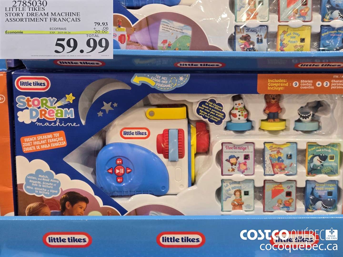 2785030 LITTLE TIKES STORY DREAM MACHINE ASSORTIMENT FRANCAIS 20.00 OFF (EXPIRES ON 2025-08-24) $59.99