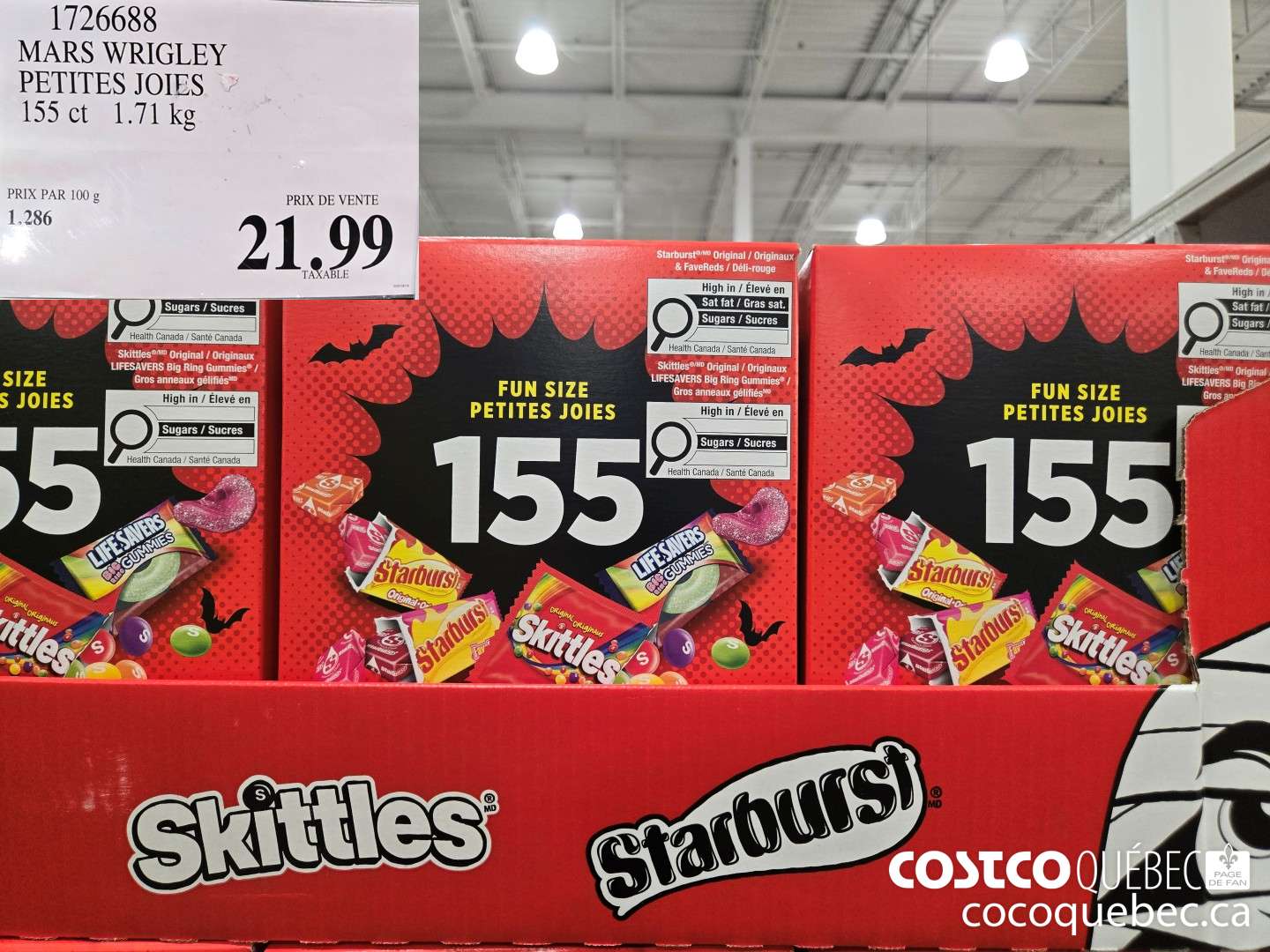 1726688 MARS WRIGLEY PETITES JOIES 1.76 kg $21.99