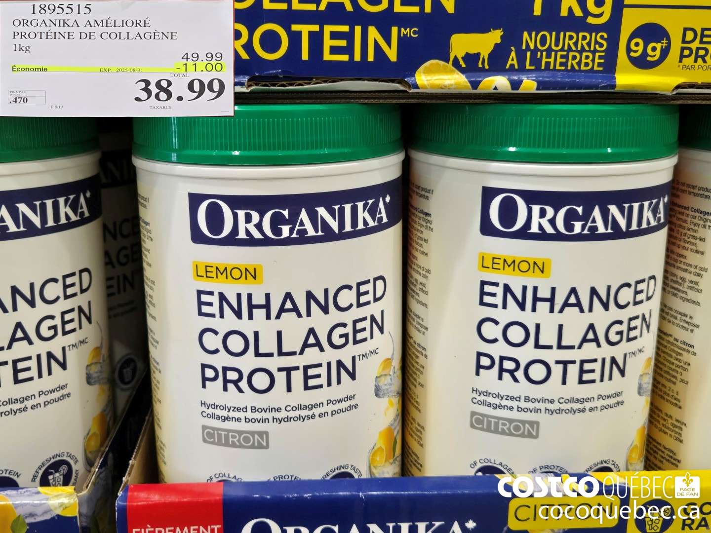 1895515 ORGANIKA AMELIORE PROTEINE DE COLLAGENE  ($11.00 INSTANT SAVINGS EXPIRES ON 2025-08-31) $38.99