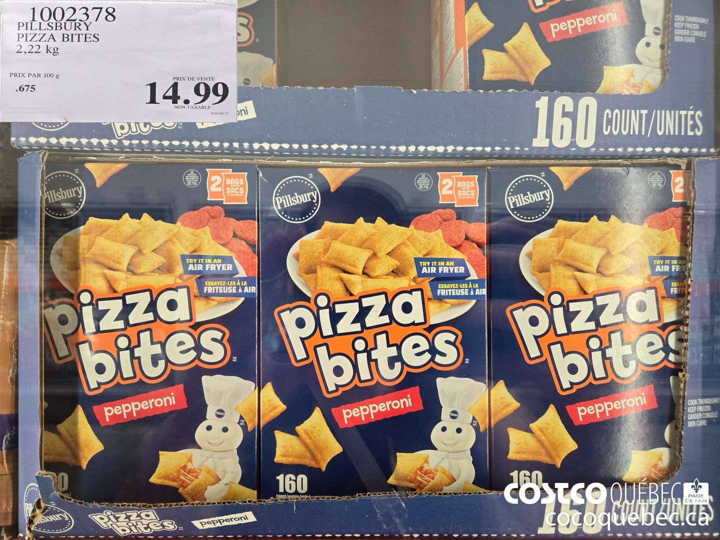 1002378 PILLSBURY PIZZA BITES  $14.99