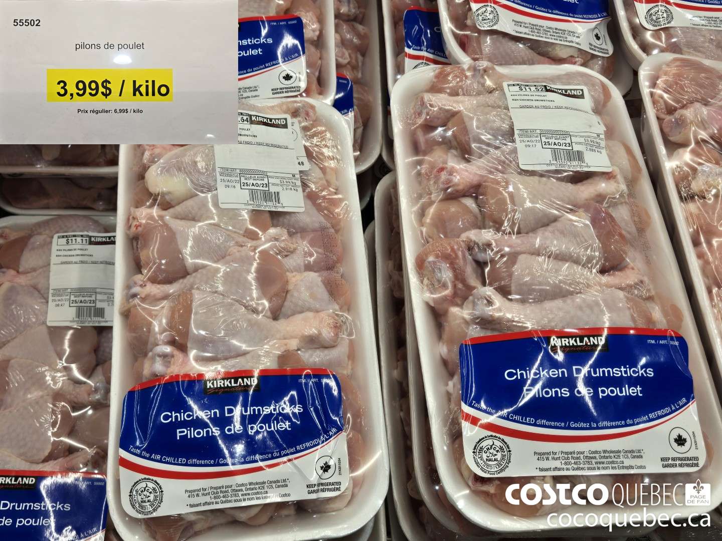 55502 PILONS DE POULET  ($3.99 INSTANT SAVINGS)