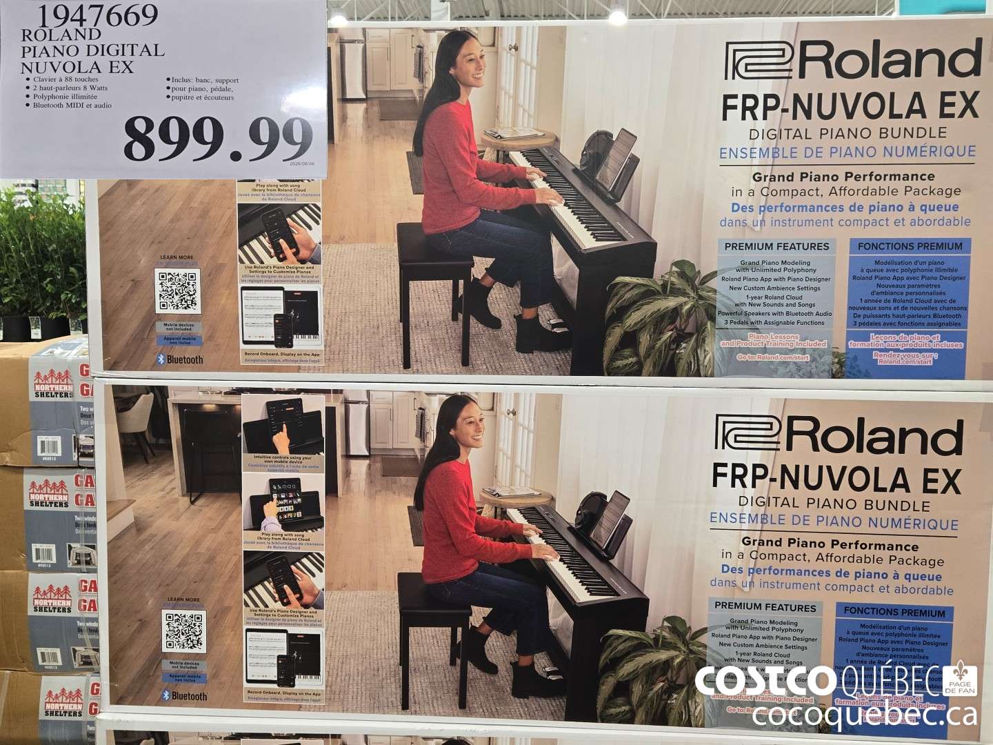 1947669 ROLAND PIANO DIGITAL NUVOLA EX  $899.99