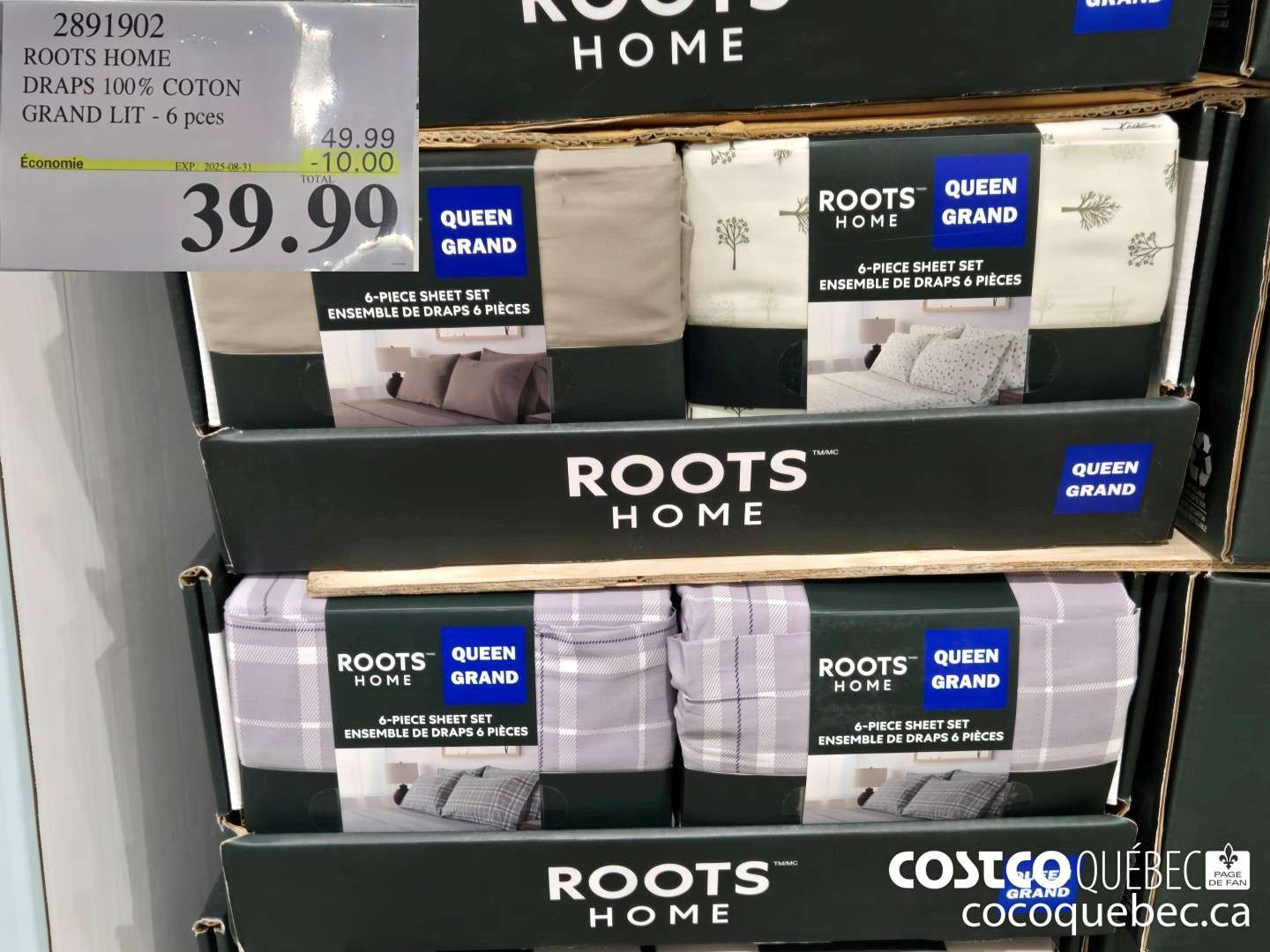 2891902 ROOTS HOME DRAPS 100% COTON  ($10.00 INSTANT SAVINGS EXPIRES ON 2025-08-31) $39.99
