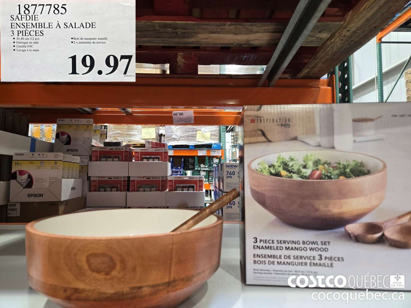 1877785 SAFDIE ENSEMBLE A SALADE  $19.97