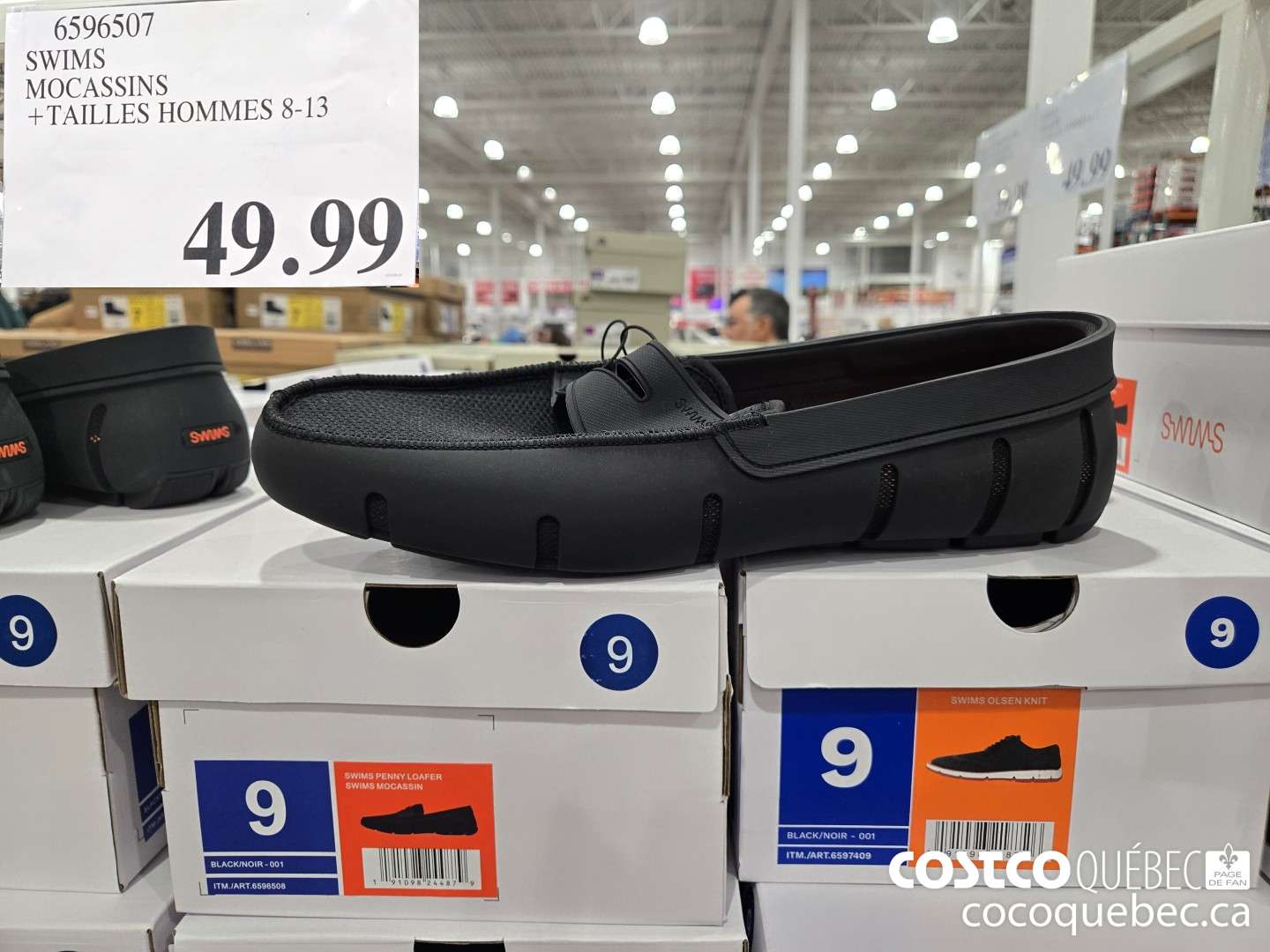 6596507 SWIMS MOCASSINS TAILLES HOMMES 8-13  $49.99