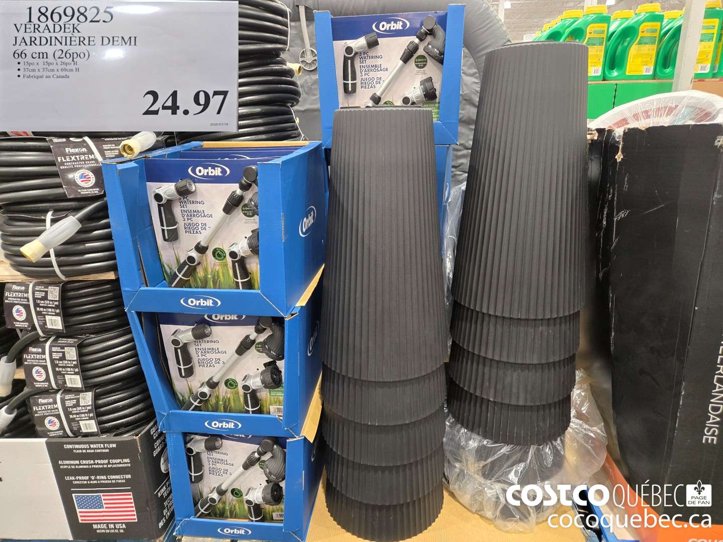 1869825 VERADEK JARDINIERE DEMI 66 cm (26po)  $24.97