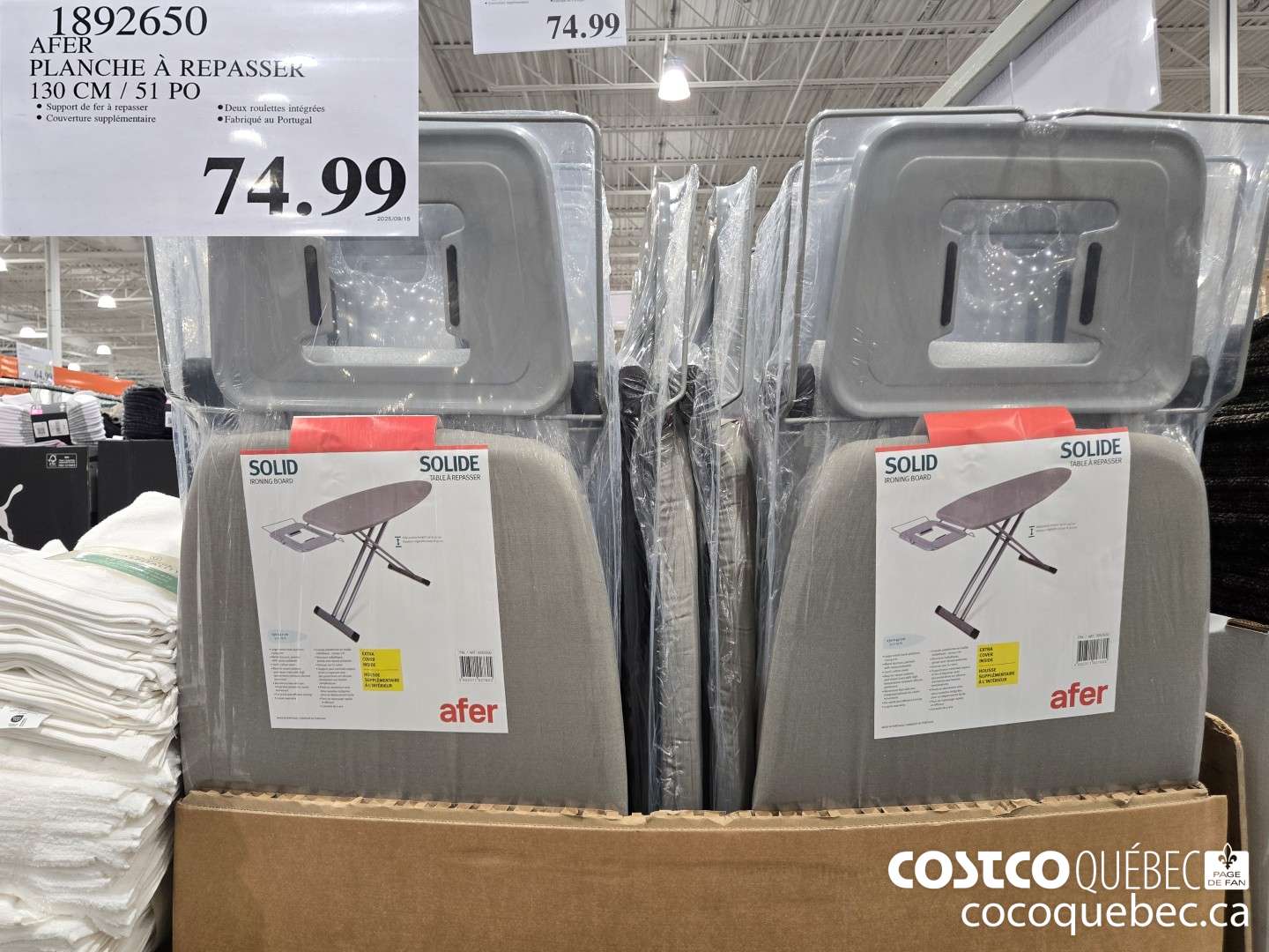 1892650 AFER PLANCHE A REPASSER  $74.99