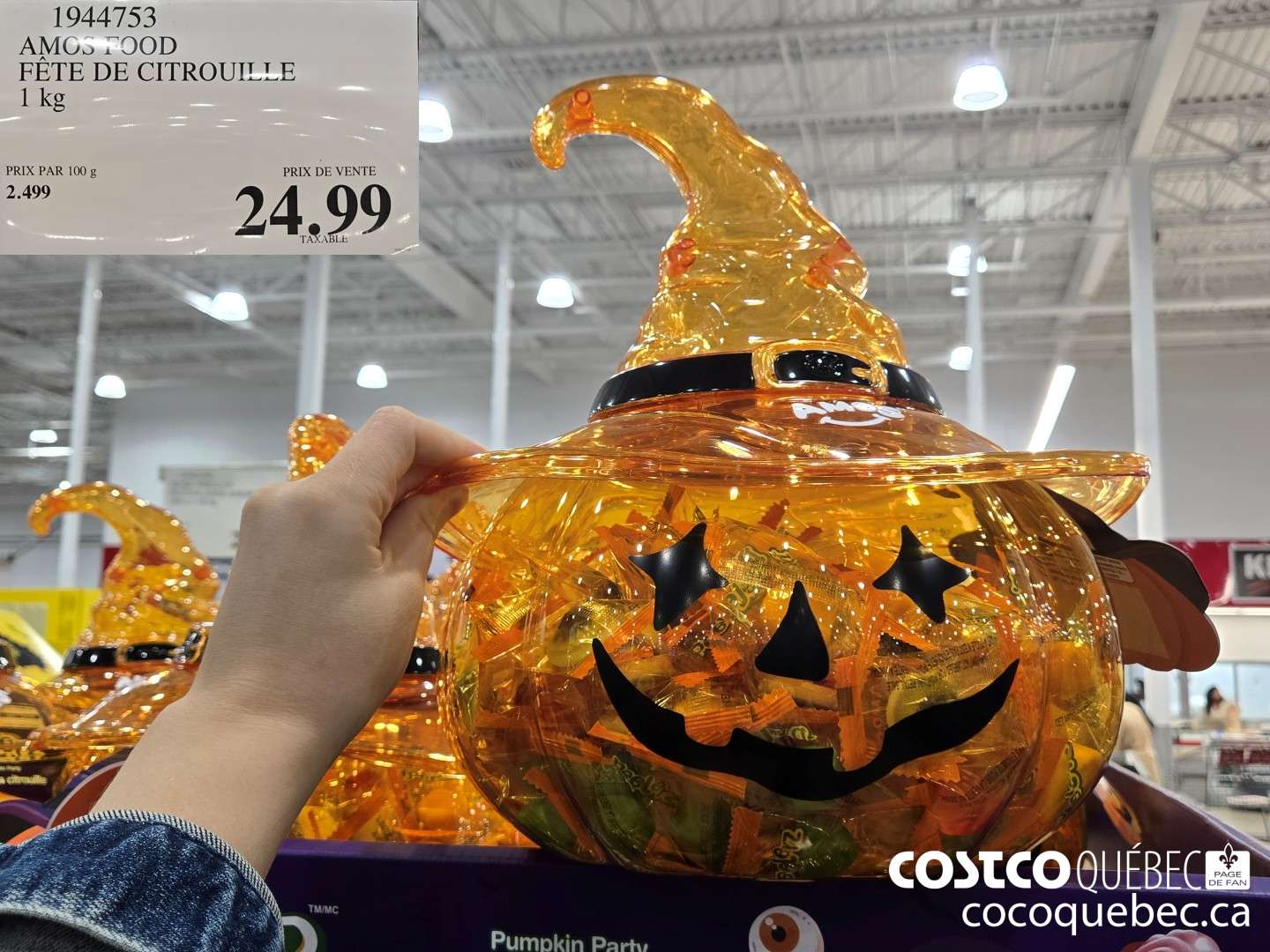 1944753 AMOS FOOD FETE DE CITROUILLE  $24.99