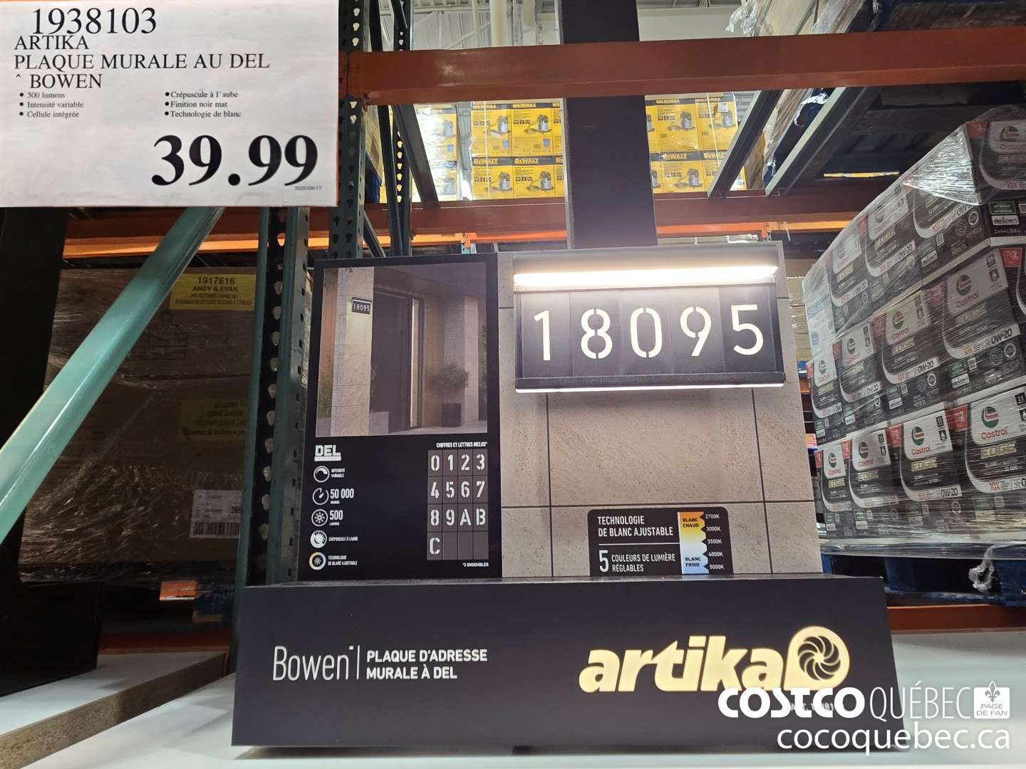 1938103 ARTIKA PLAQUE MURALE AU DEL * BOWEN 2028 /A08/17  ($39.99 INSTANT SAVINGS) $9.99