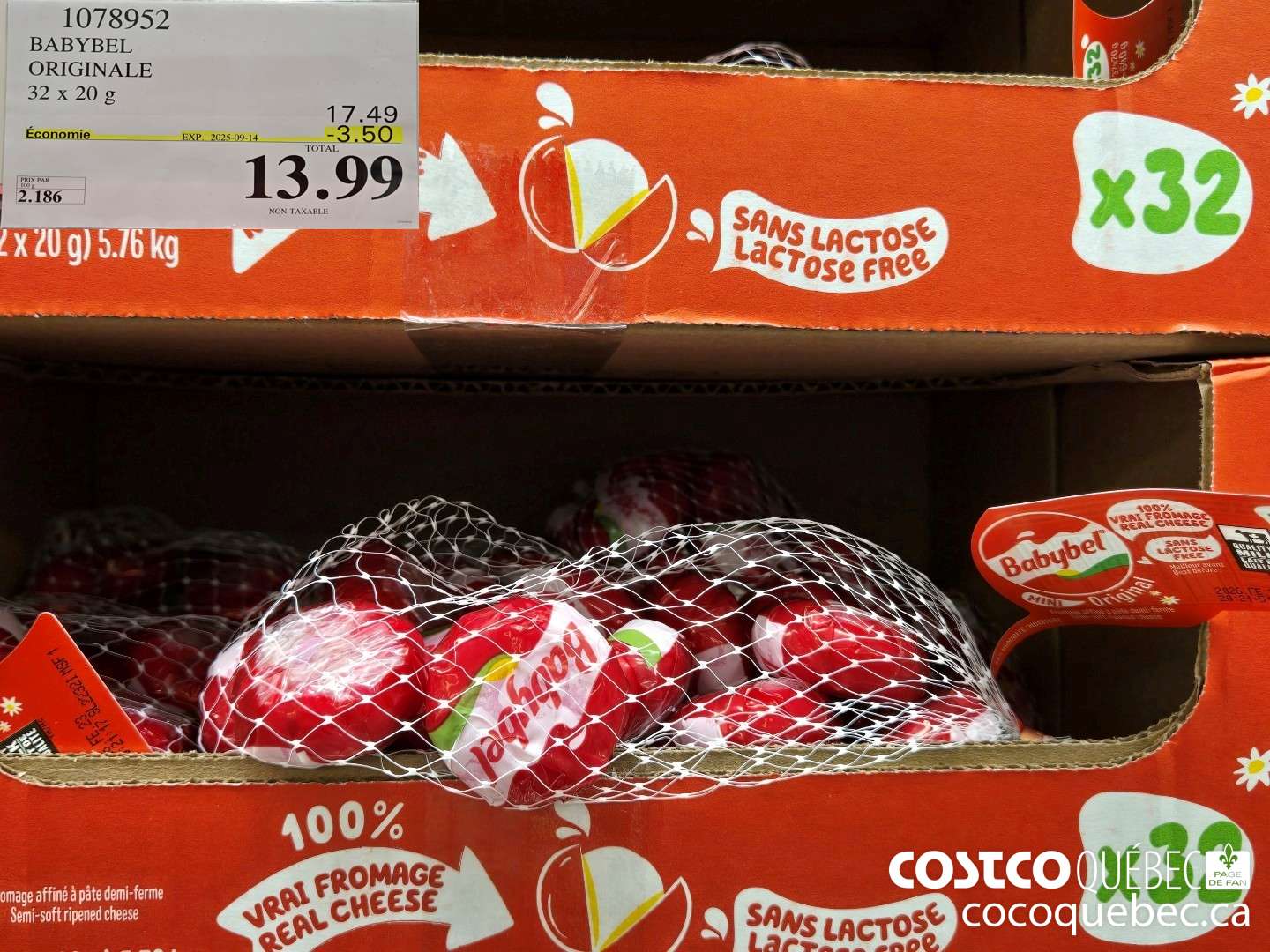 1078952 BABYBEL ORIGINALE  ($3.50 INSTANT SAVINGS EXPIRES ON 2025-09-14) $13.99