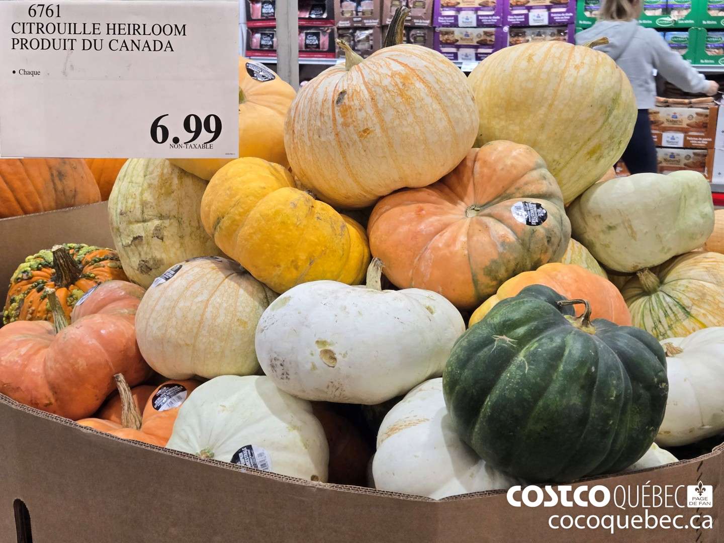 6761 CITROUILLE HEIRLOOM PRODUIT DU CANADA  $6.99
