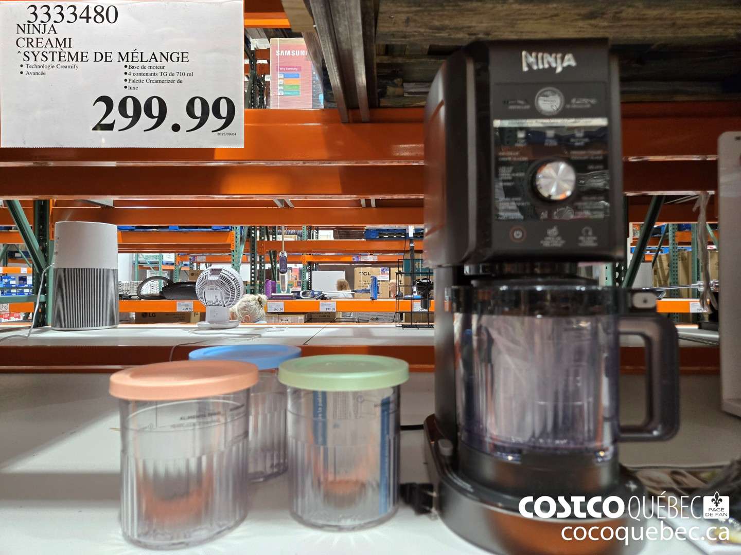 3333480 CREAMI “SYSTEME DE MELANGE  $299.99