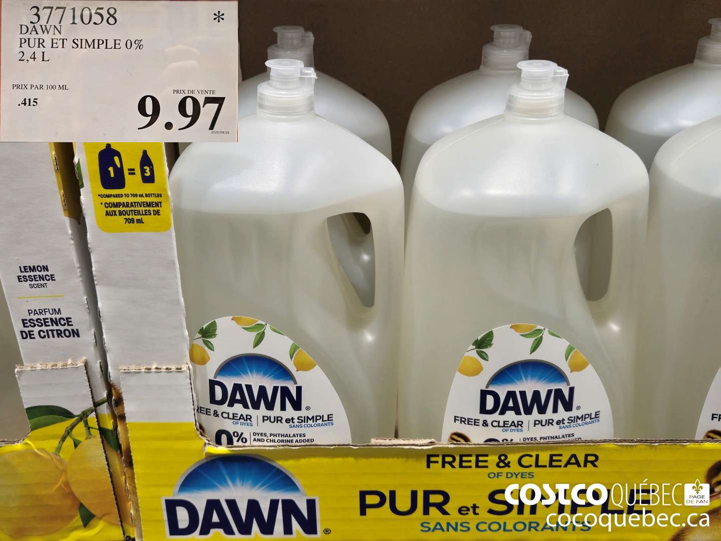 3771058 DAWN PUR ET SIMPLE 0% 2.4L  $9.97
