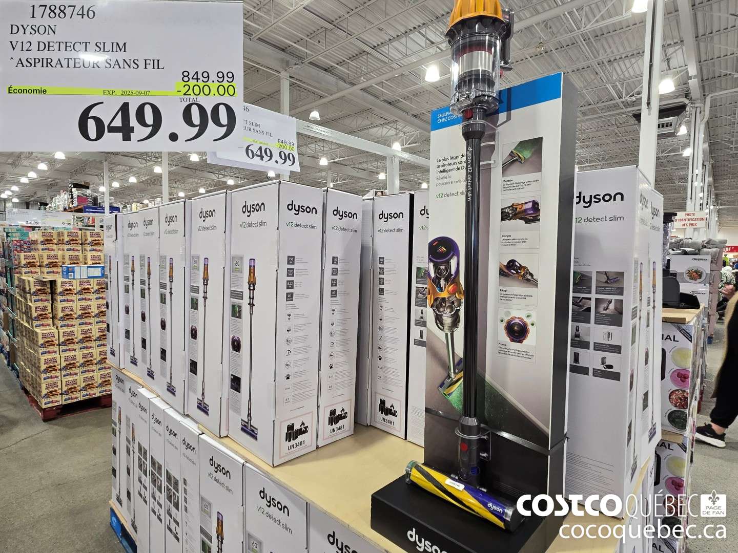 1788746 DYSON V12 DETECT ASPIRATEUR BALAI SANS FIL  ($200.00 INSTANT SAVINGS EXPIRES ON 2025-09-07) $649.99