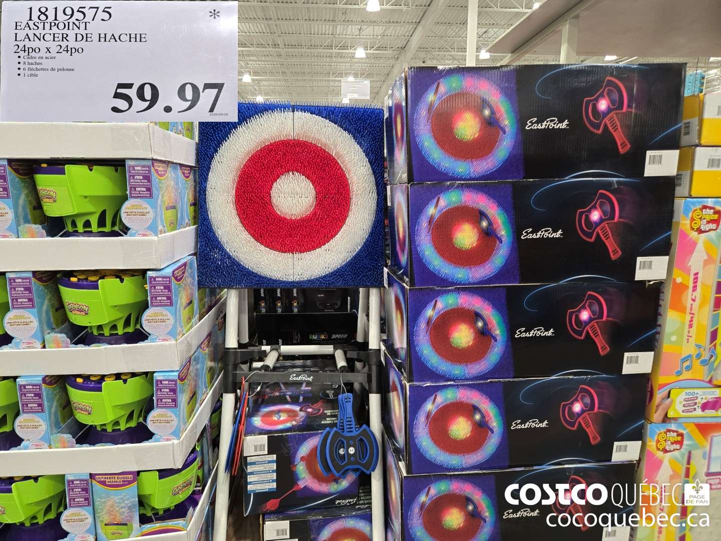 1819575 EASTPOINT LANCER DE HACHE  $59.97