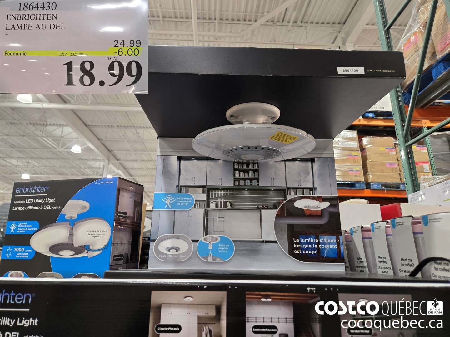 1864430 ENBRIGHTEN LAMPE AU DEL  ($6.00 INSTANT SAVINGS EXPIRES ON 2025-09-14) $18.99