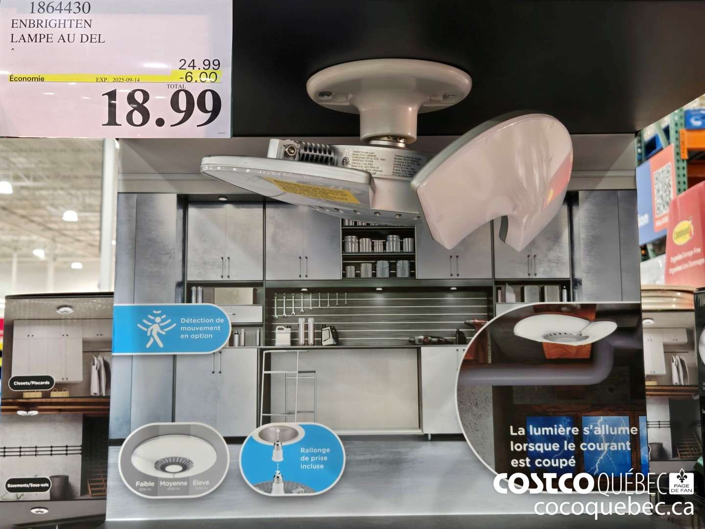 1864430 ENBRIGHTEN LAMPE AU DEL  ($6.00 INSTANT SAVINGS EXPIRES ON 2025-09-14) $18.99