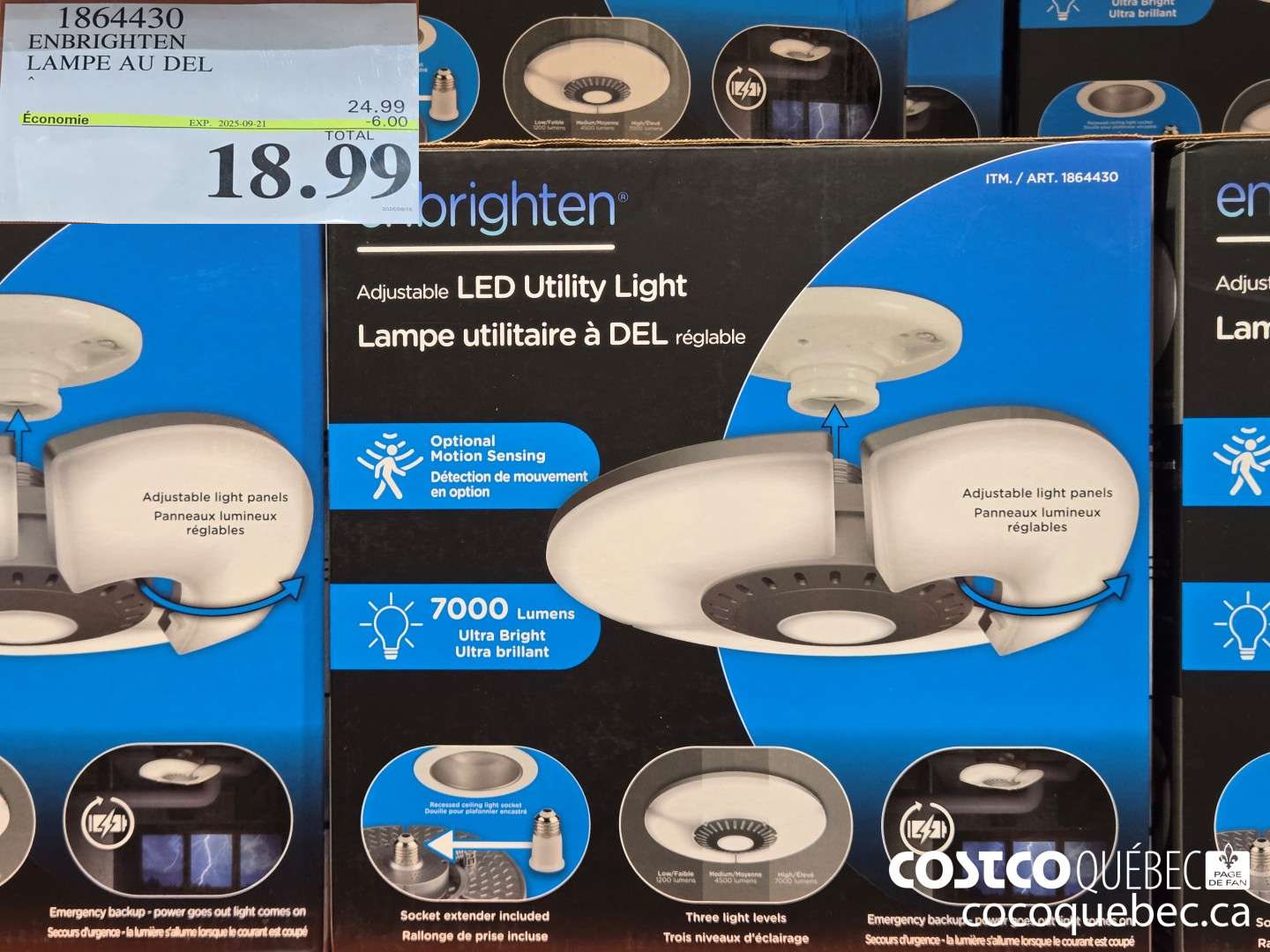 1864430 ENBRIGHTEN LAMPE AU DEL  ($6.00 INSTANT SAVINGS EXPIRES ON 2025-09-21) $18.99