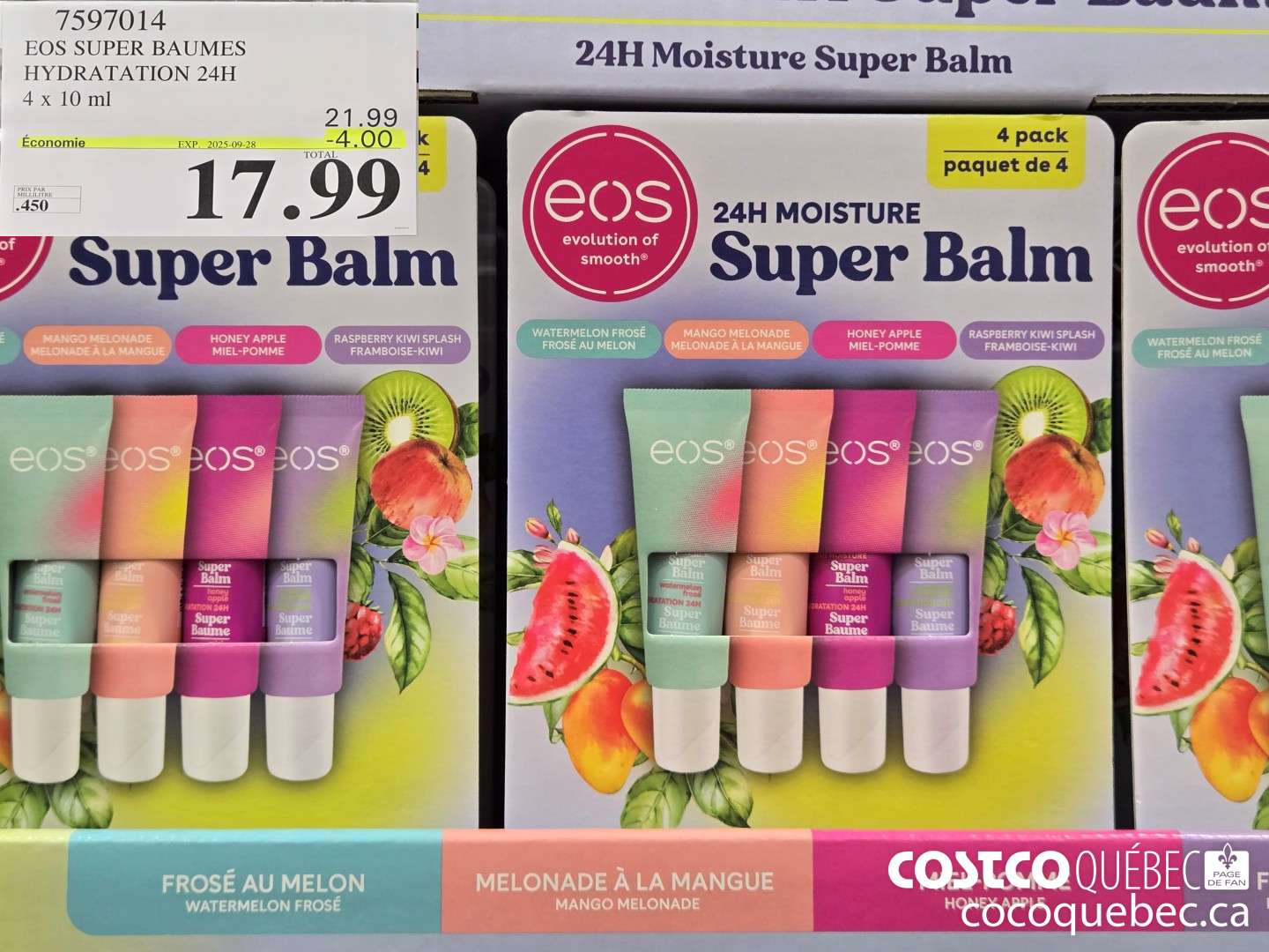 7597014 EOS SUPER BAUMES HYDRATION 24H  (EXPIRES ON 2025-09-28) $17.99