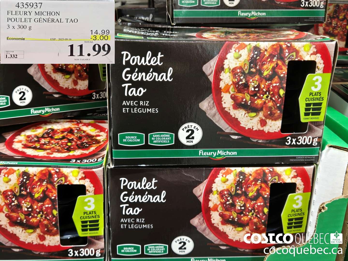 435937 FLEURY MICHON POULET GENERAL TAO 3 x 300 ($3.00 INSTANT SAVINGS EXPIRES ON 2025-09-14) $11.99