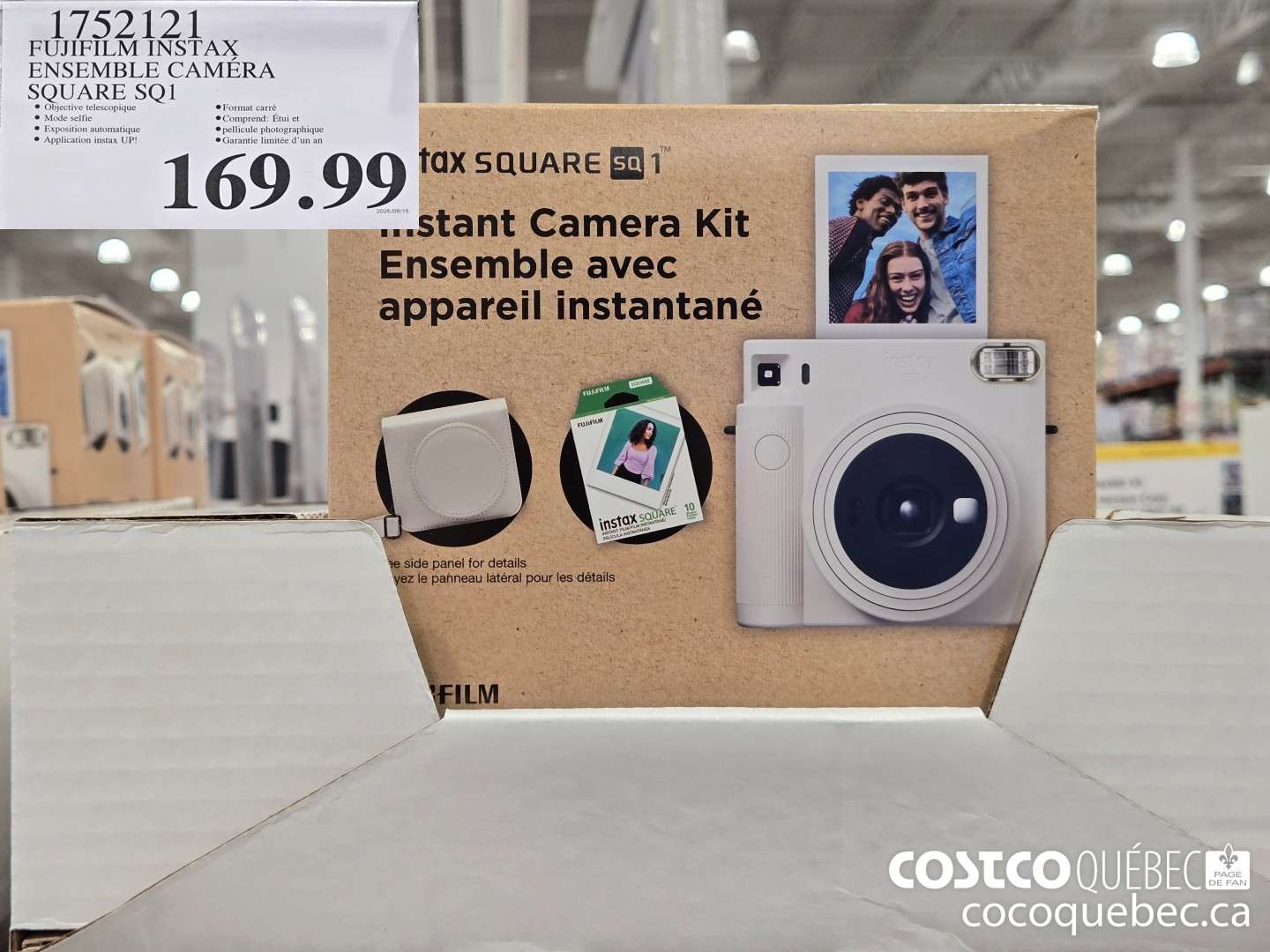 1752121 FUJIFILM INSTAX ENSEMBLE CAMERA SQUARE SQI  $169.99