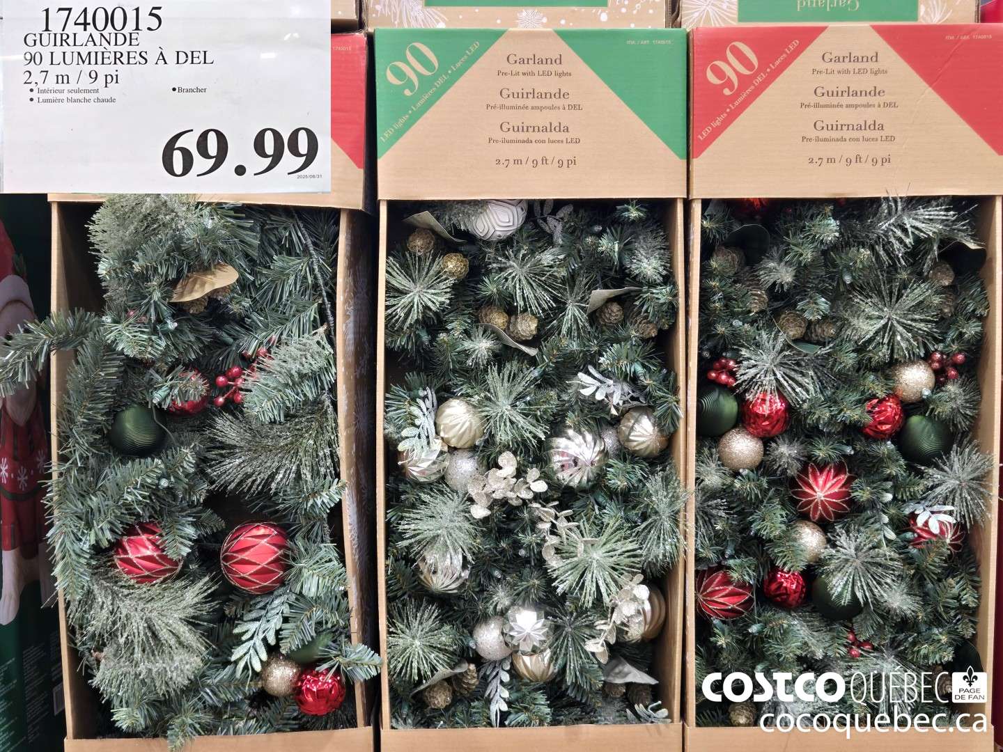 1740015 GUIRLANDE 90 LUMIERES A DEL  $69.99