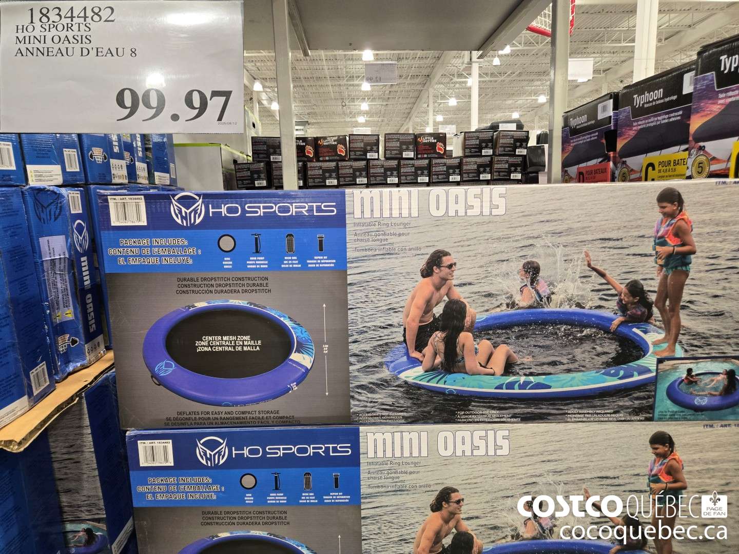 1834482 HO SPORTS MINI OASIS ANNEAU D'EAU 8  $99.97