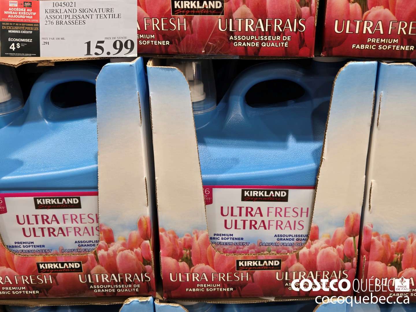 1045021 KIRKLAND SIGNATURE ULTRA FRESH  $15.99