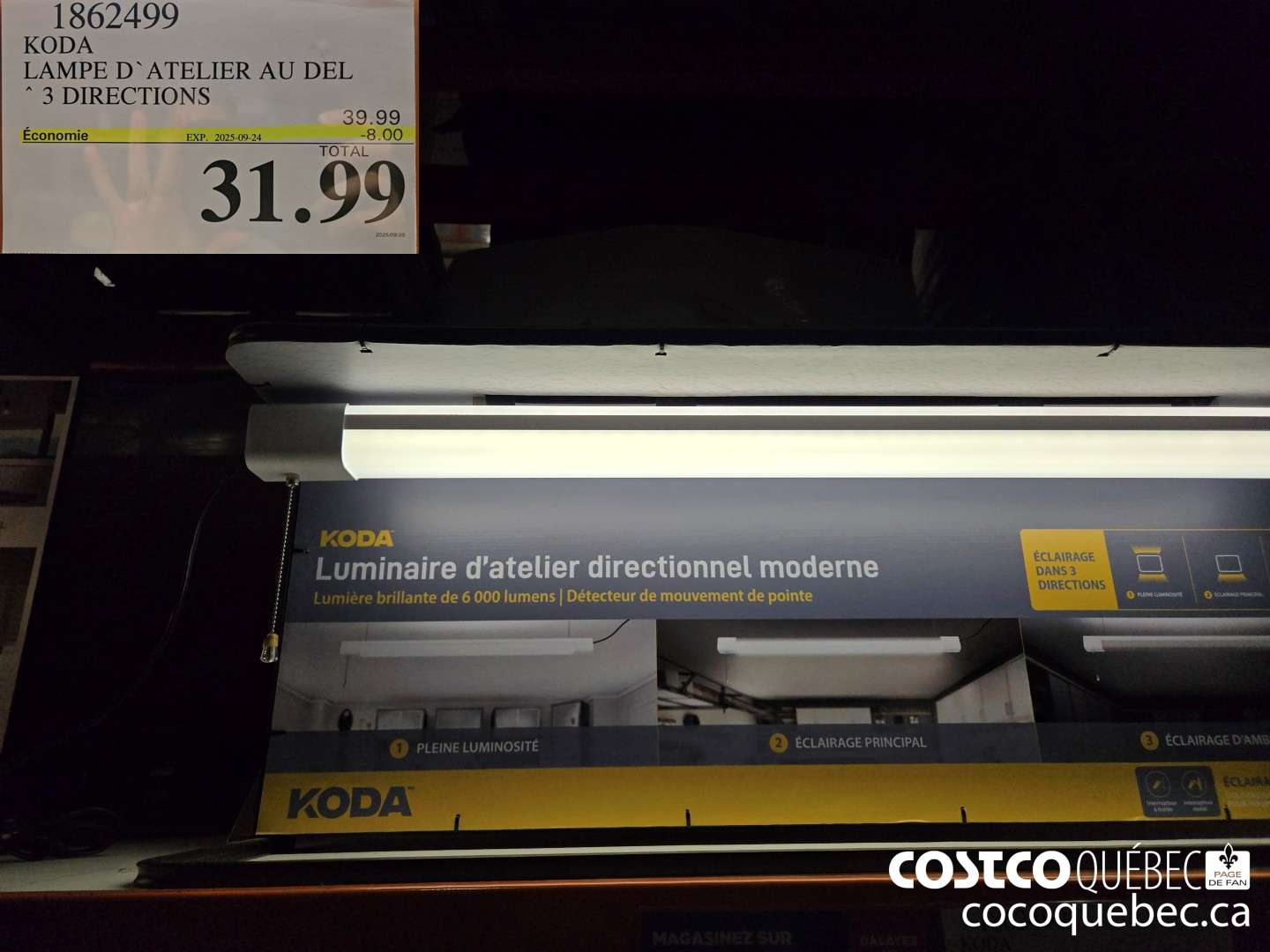 1862499 KODA LAMPE D* ATELIER AU DEL 3 DIRECTIONS  ($10.00 INSTANT SAVINGS EXPIRES ON 2025-09-24) $31.99