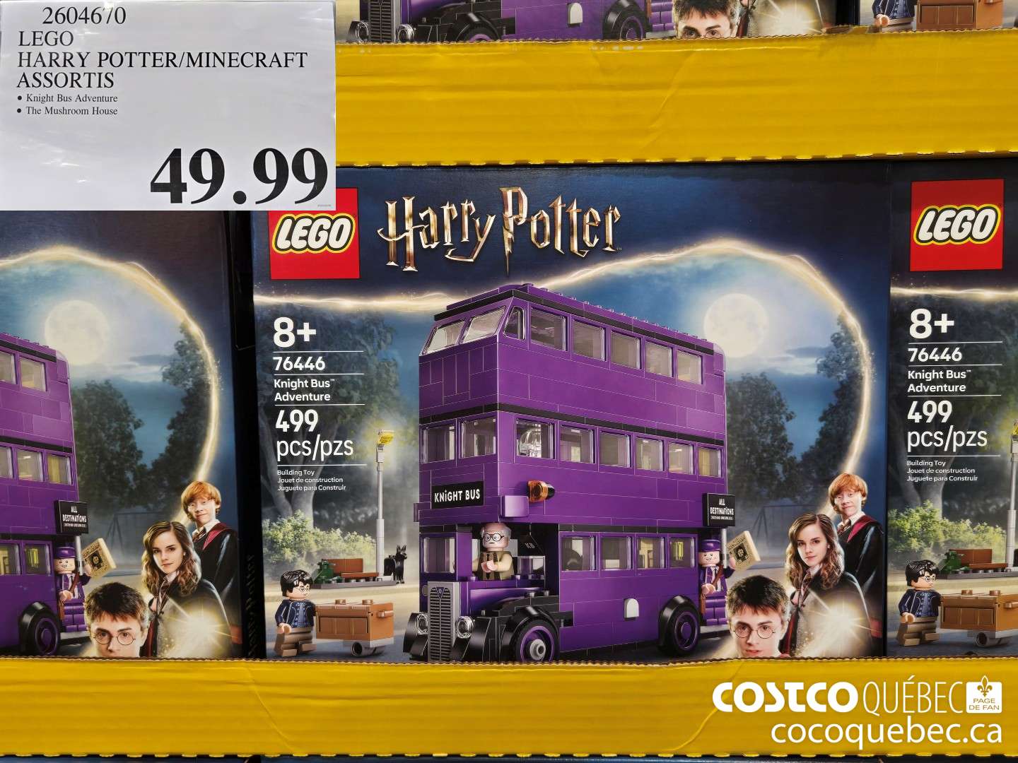 2604670 LEGO HARRY POTTER/MINECRAFT  $49.99