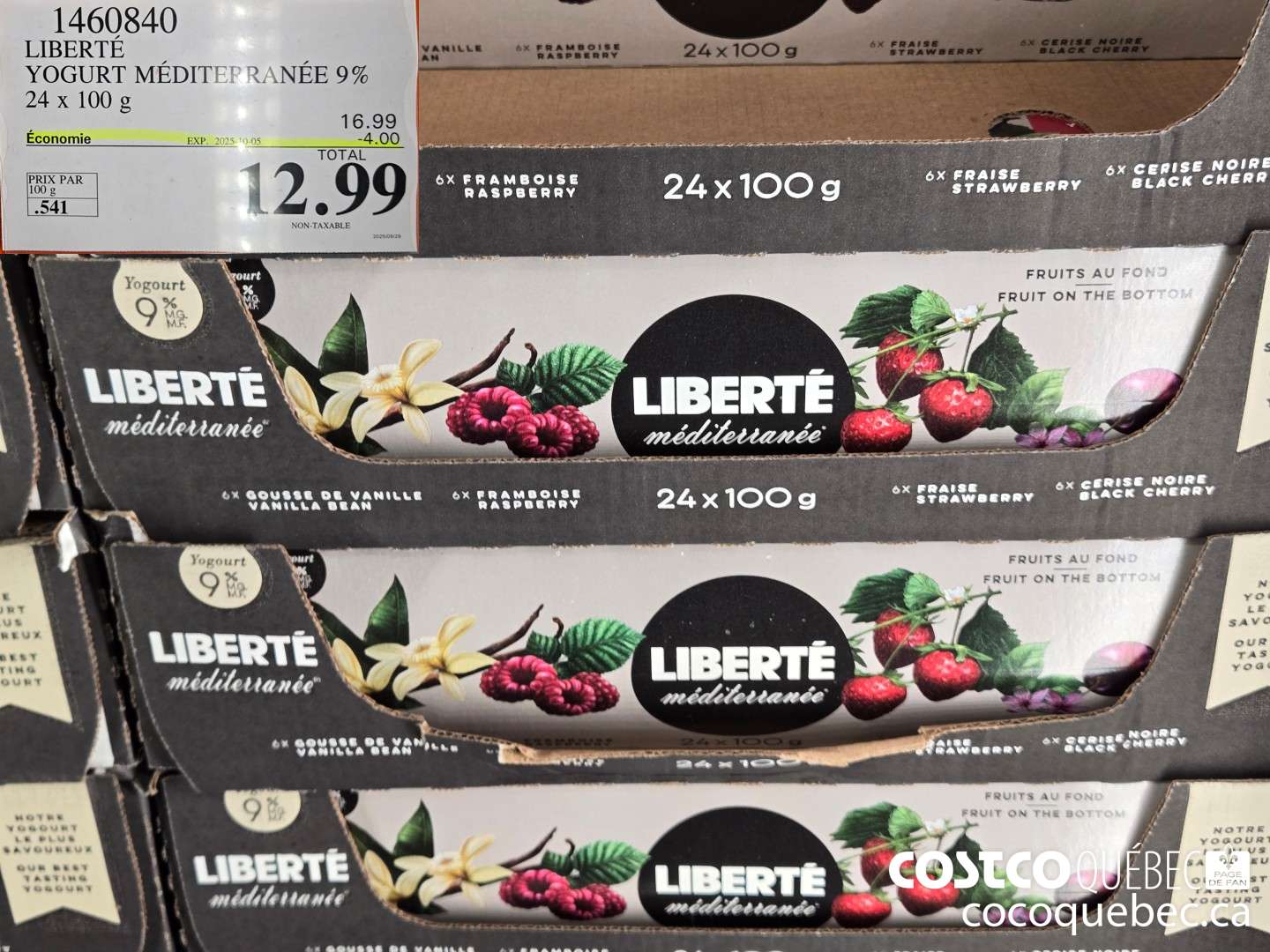 1460840 LIBERTE YOGURT MEDITERRANEE 9% ($4.00 INSTANT SAVINGS EXPIRES ON 2025-10-05) $12.99