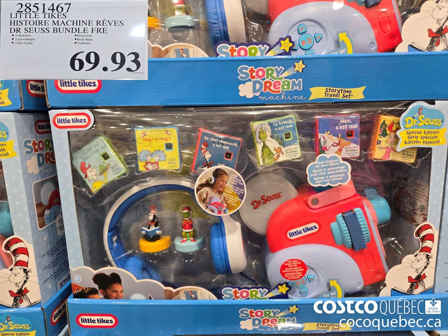 2851467 LITTLE TIKES HISTOIRE MACHINE REVES DR SEUSS BUNDLE FRE  $69.93