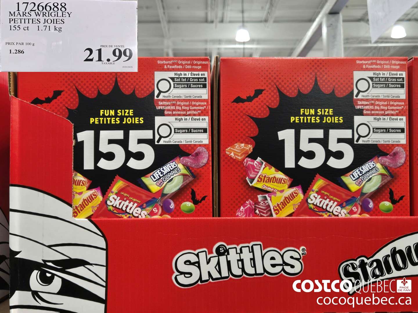 1726688 MARS WRIGLEY PETITES JOIES 1.76 kg $21.99