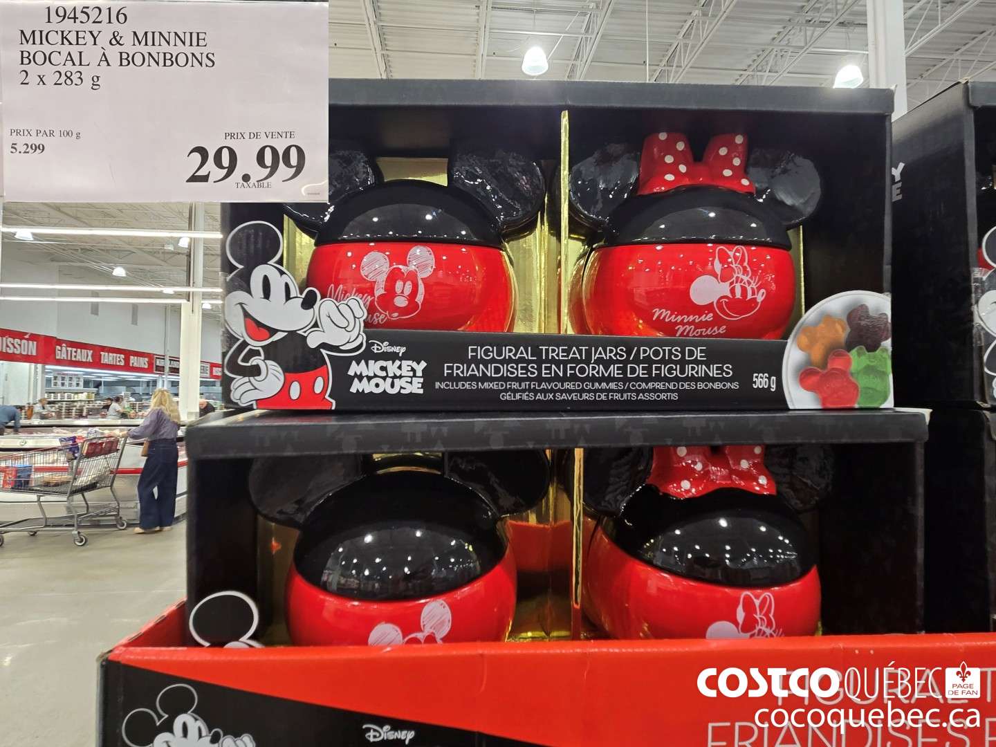 1945216 MICKEY & MINNIE BOCAL A BONBONS  $29.99