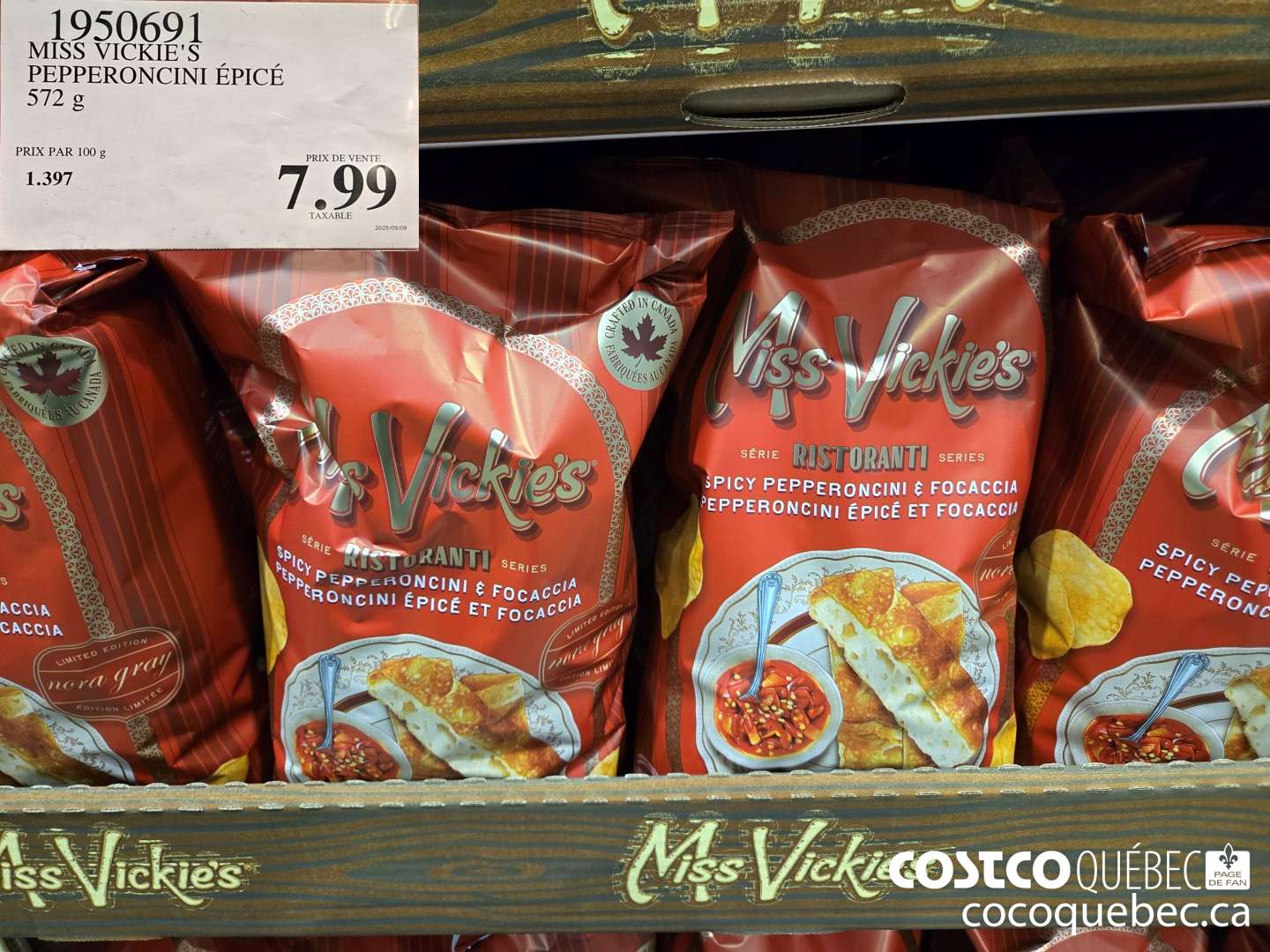 1950691 MISS VICKIE'S PEPPERONCINI EPICE  $7.99