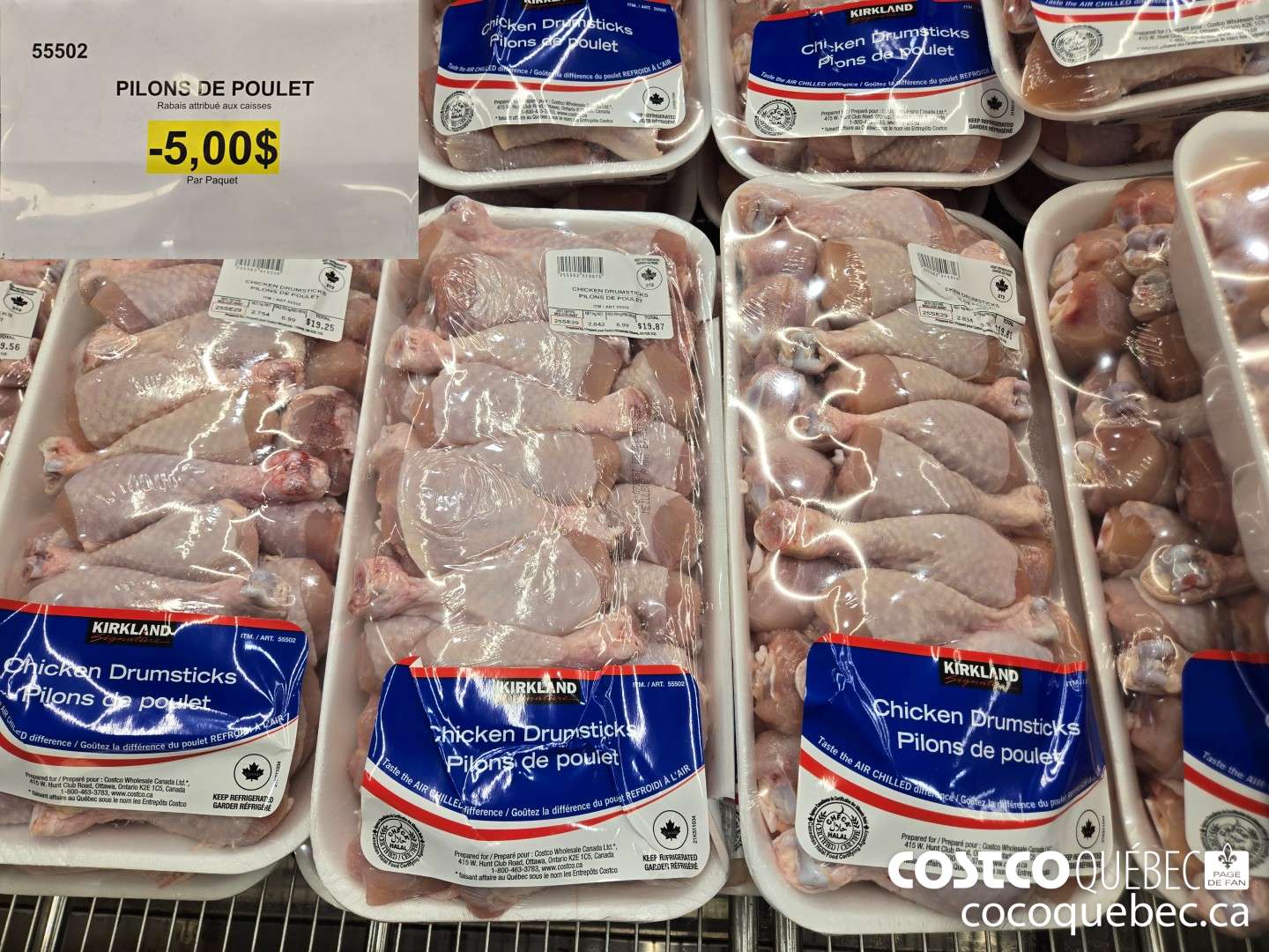 99902 PILONS DE POULET ($5.00 INSTANT SAVINGS)