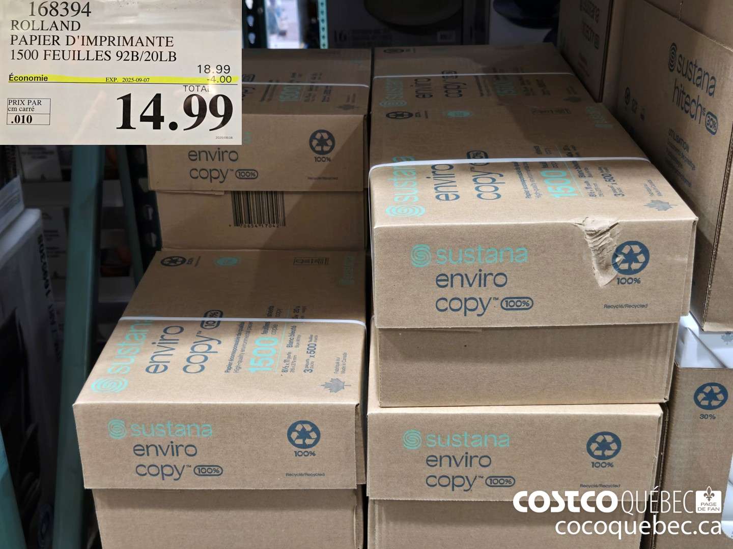 168394 ROLLAND PAPIER COPIE ($4.00 INSTANT SAVINGS EXPIRES ON 2025-09-07) $14.99