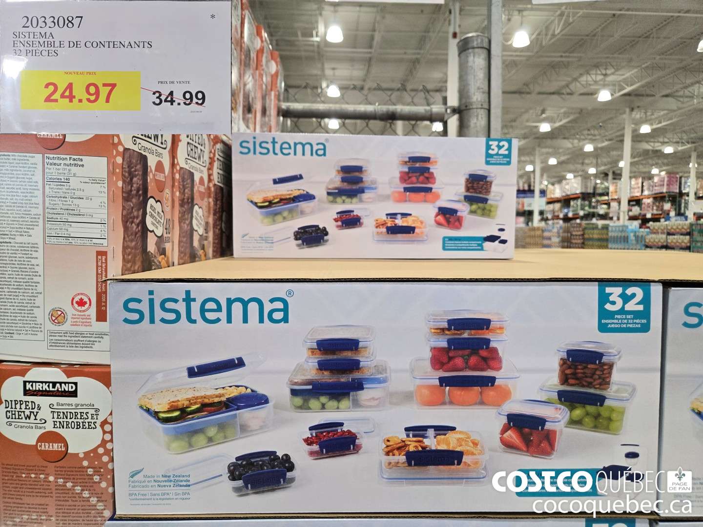 2033087 SISTEMA ENSEMBLE DE CONTENANTS 32 PIECES  $24.97