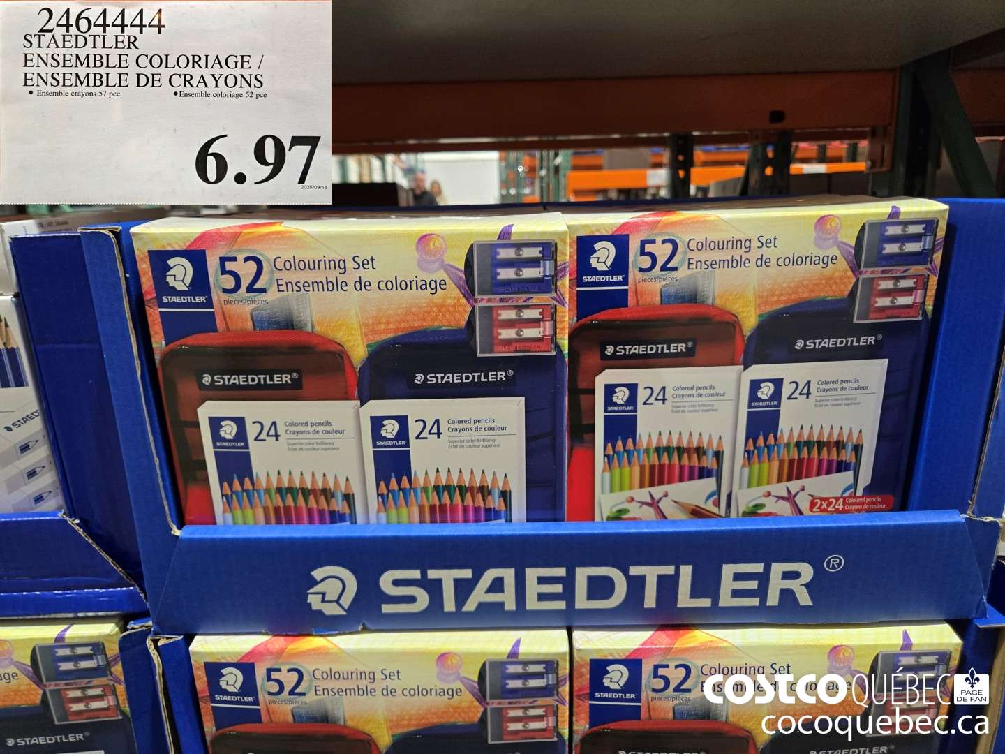 2464444 STAEDTLER ENSEMBLE COLORIAGE ENSEMBLE DE CRAYONS  $6.97