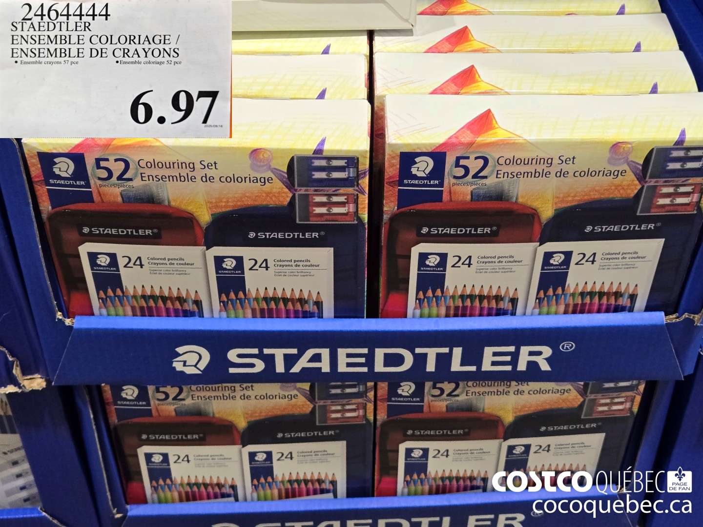 2464444 STAEDTLER ENSEMBLE COLORIAGE ENSEMBLE DE CRAYONS  $6.97