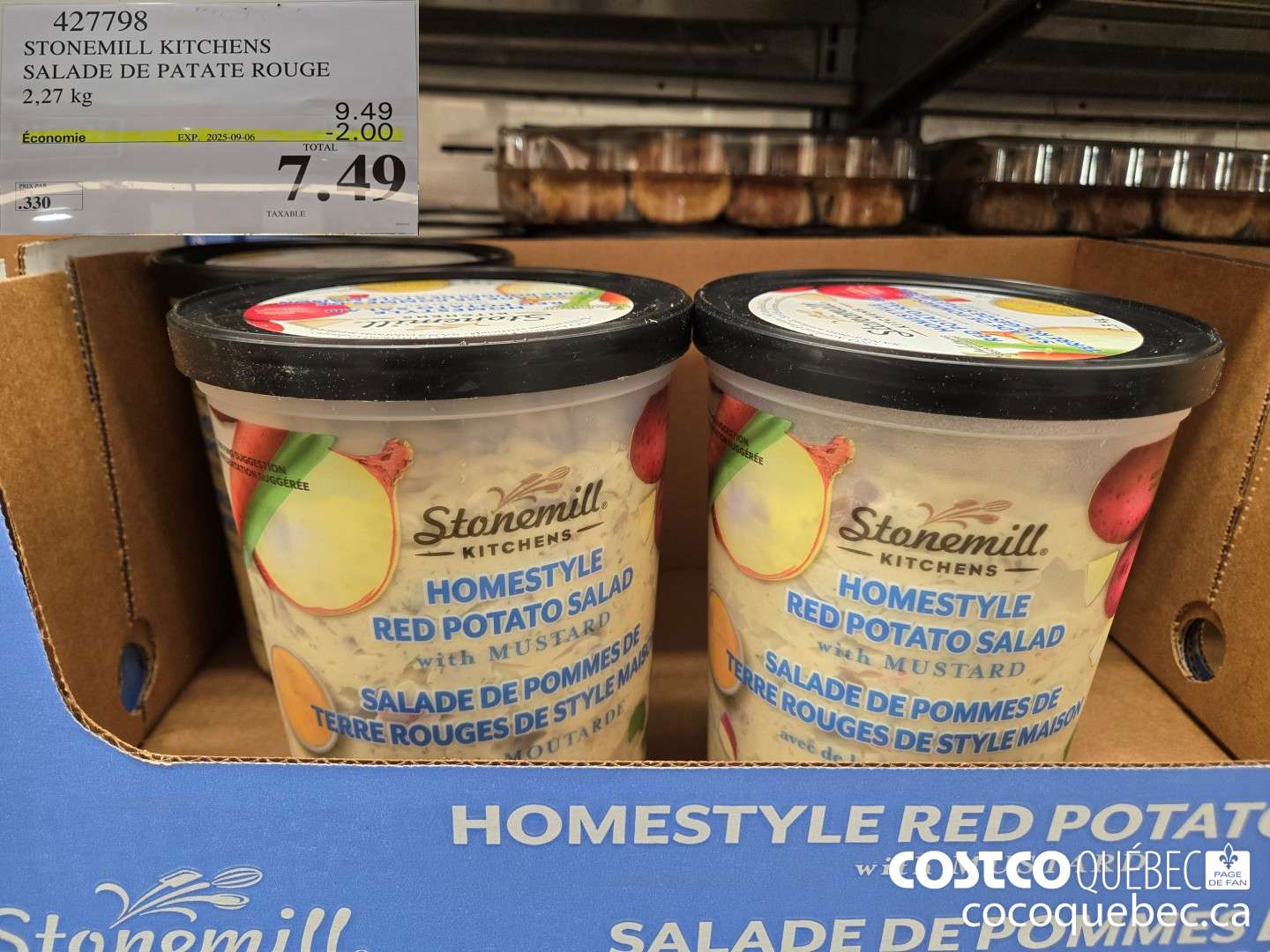 427798 STONEMILL KITCHENS SALADE DE PATATE ROUGE  ($2.00 INSTANT SAVINGS EXPIRES ON 2025-09-06) $7.49