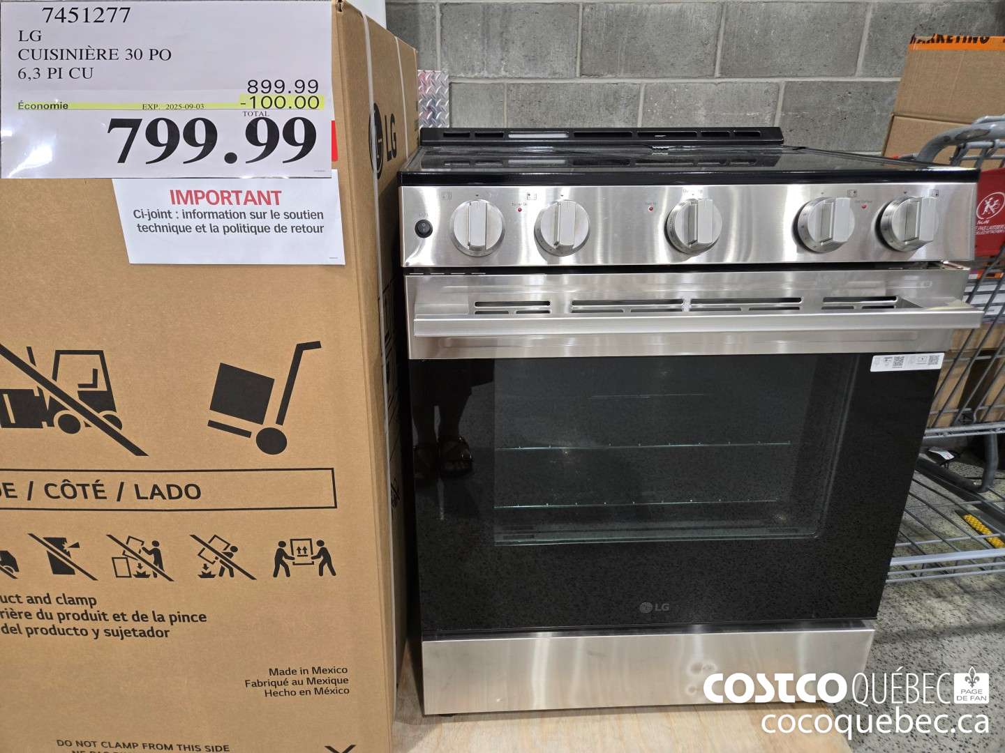 7451277 SUISINIERE 30 PO 5 PICU  ($100.00 INSTANT SAVINGS EXPIRES ON 2025-09-03) $799.99