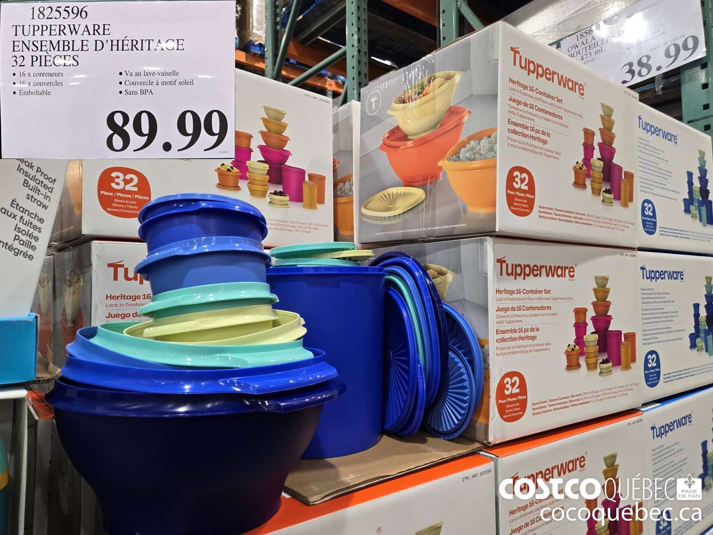 1825596 TUPPERWARE ENSEMBLE D'HERITAGE 32 PIECES  $89.99