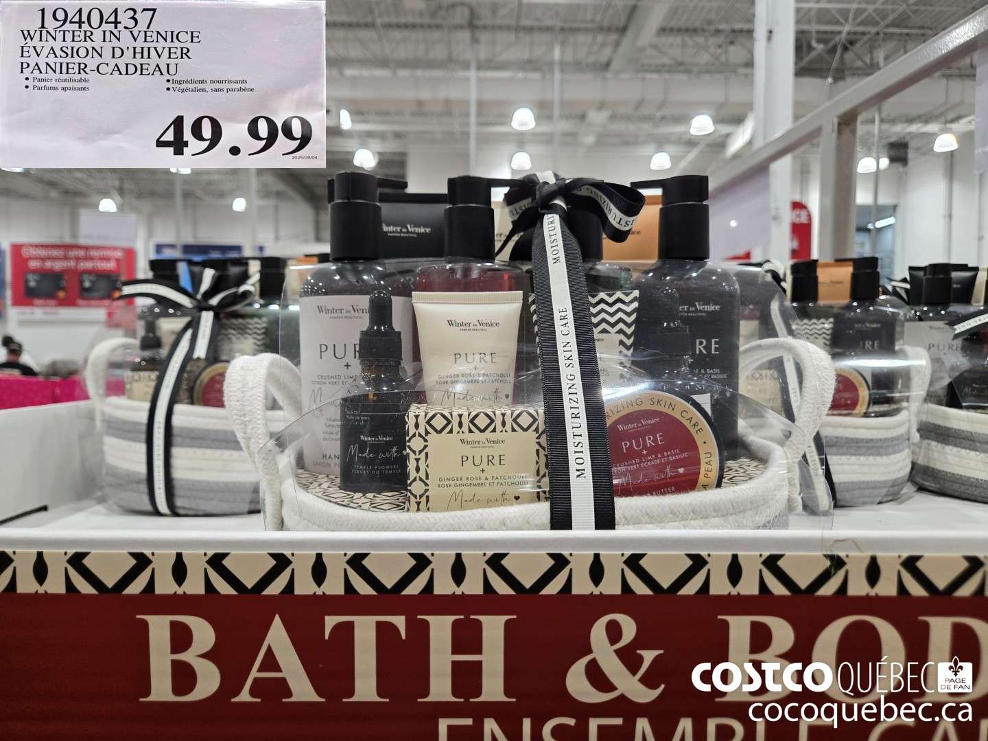 1940437 WINTER IN VENICE EVASION D'HIVER PANIER- CADEAU  $49.99